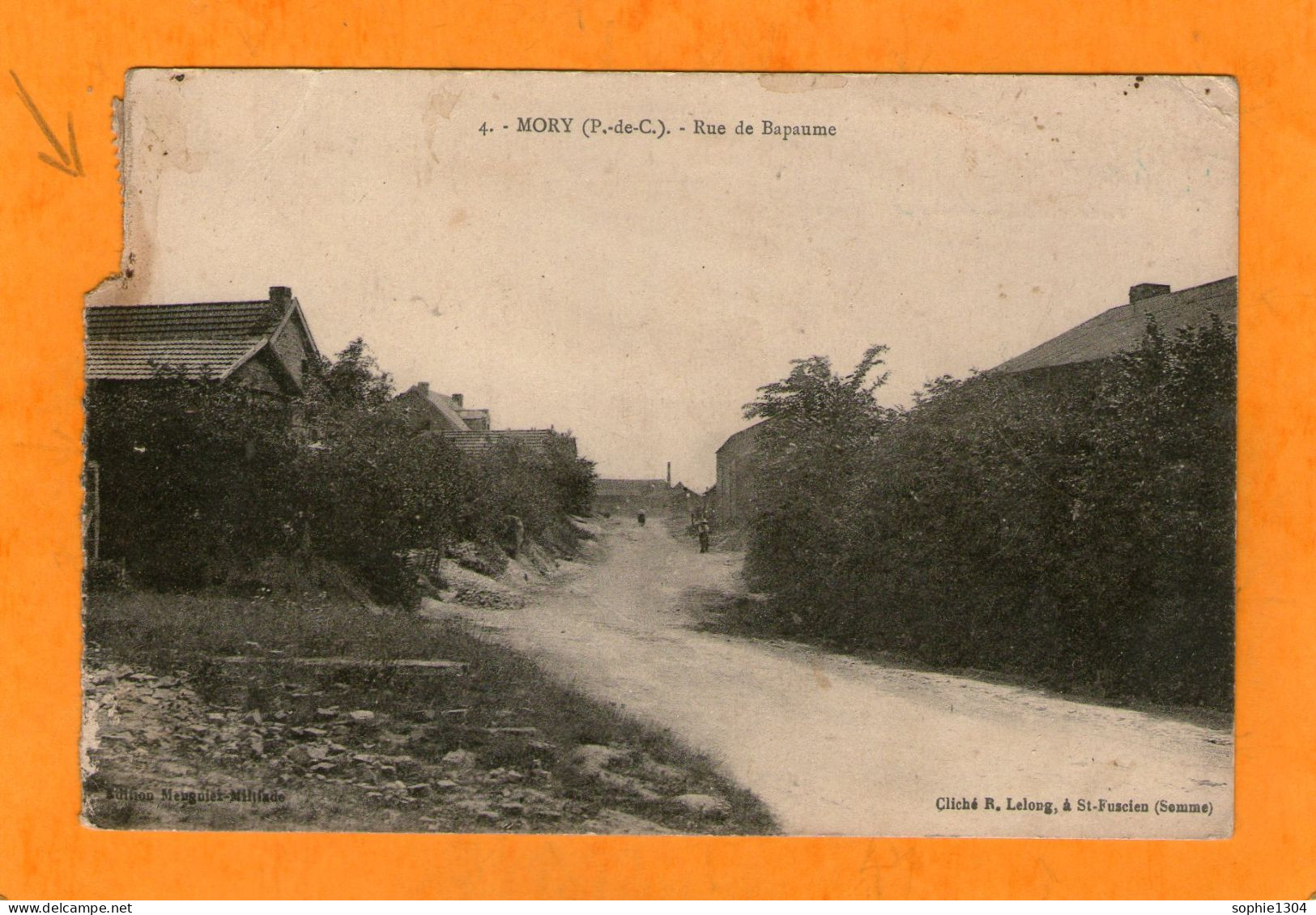 MORY - Rue De Bapaume - 1933 - - Other & Unclassified