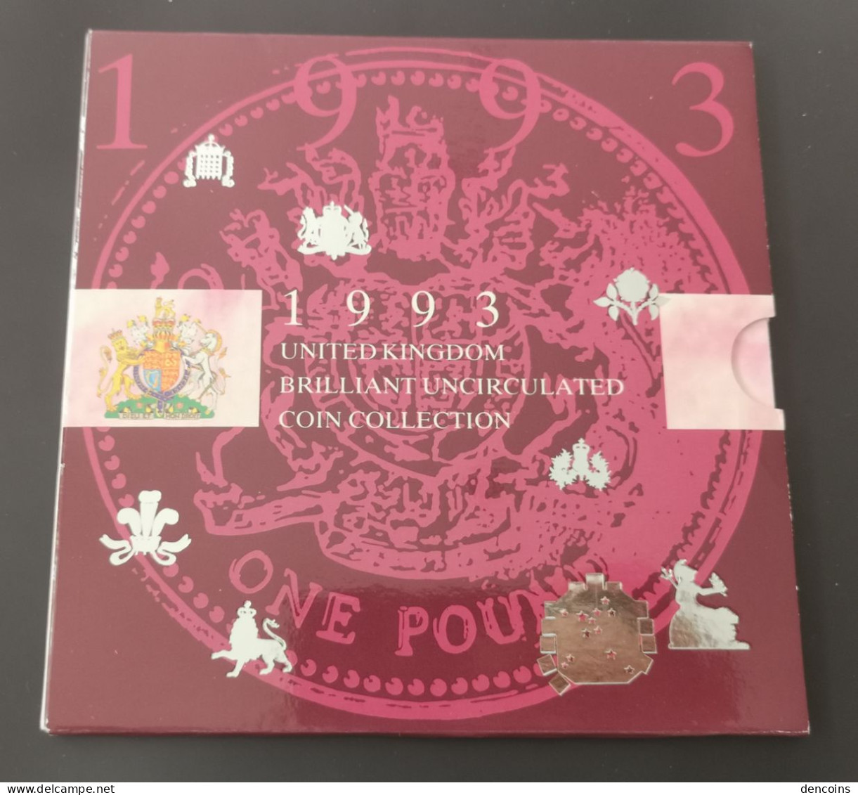 UNITED KINGDOM 1993 GREAT BRITAIN BU SET – ORIGINAL - GRAN BRETAÑA GB - Mint Sets & Proof Sets