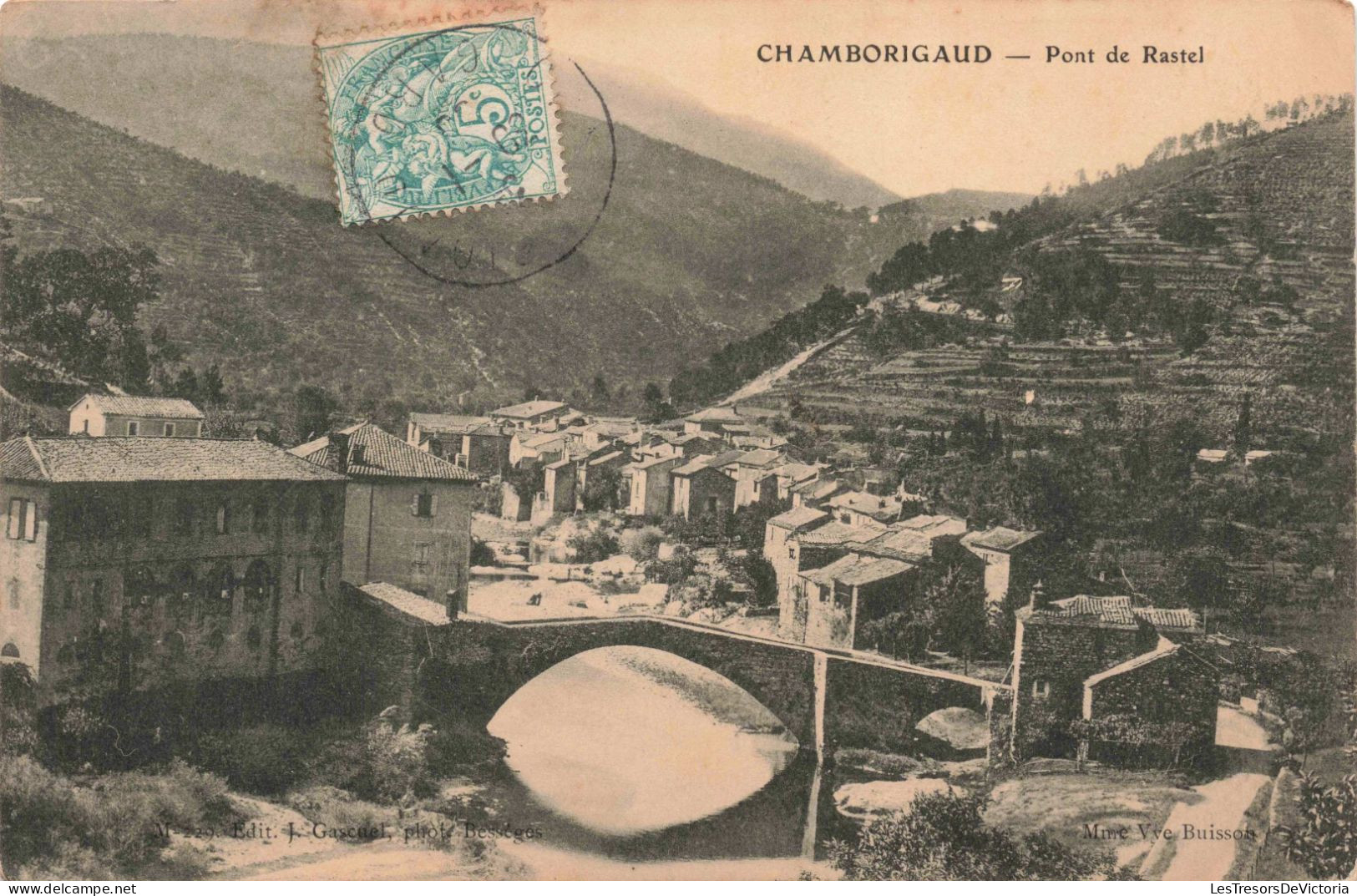 FRANCE - Chamborigaud - Pont De Rastel - Carte Postale Ancienne - Chamborigaud