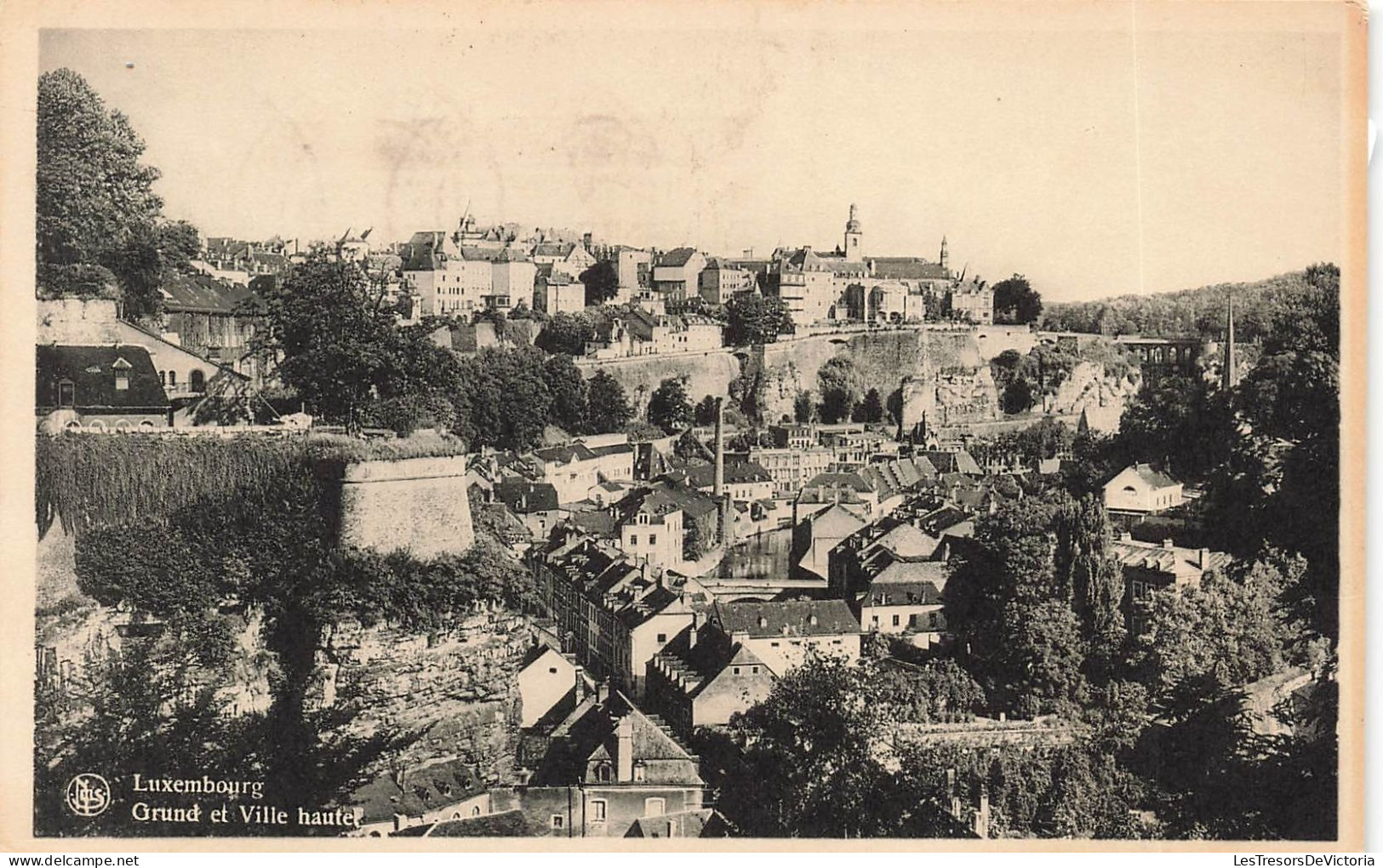 BELGIQUE - Luxembourg - Grund Et Ville Haute - Carte Postale Ancienne - Andere & Zonder Classificatie