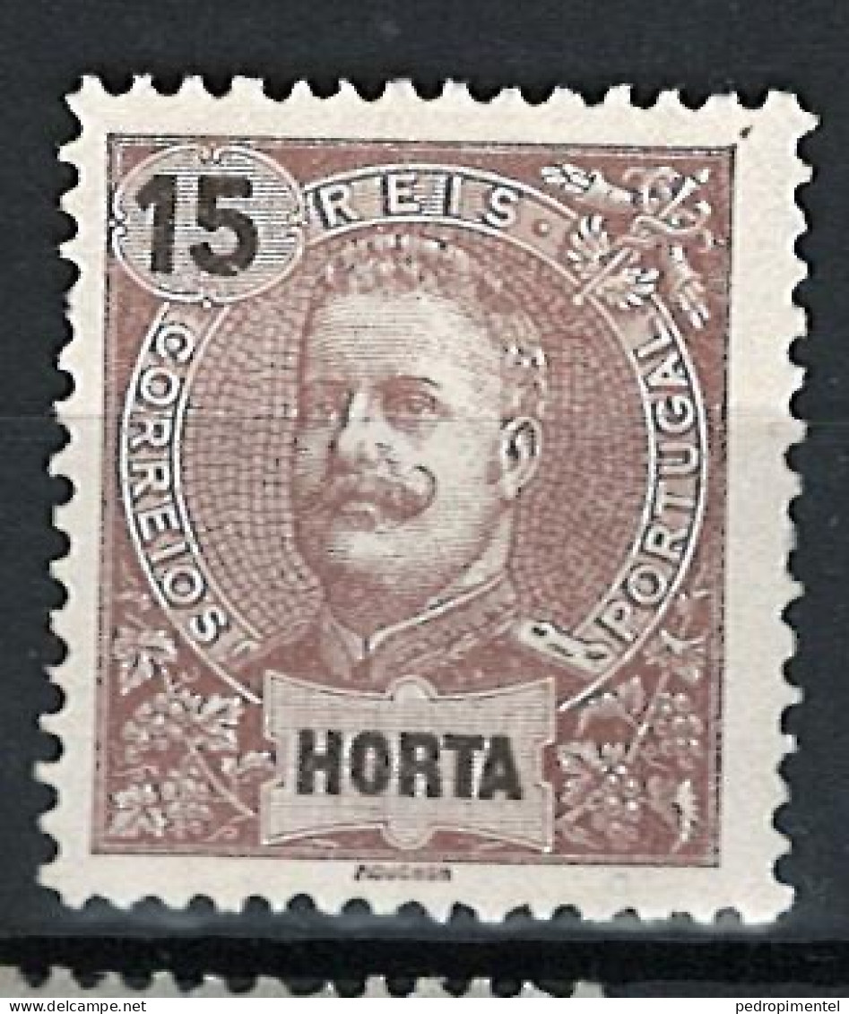 Portugal Horta Açores 1897 "D Carlos I" Condition MNG #16 - Horta