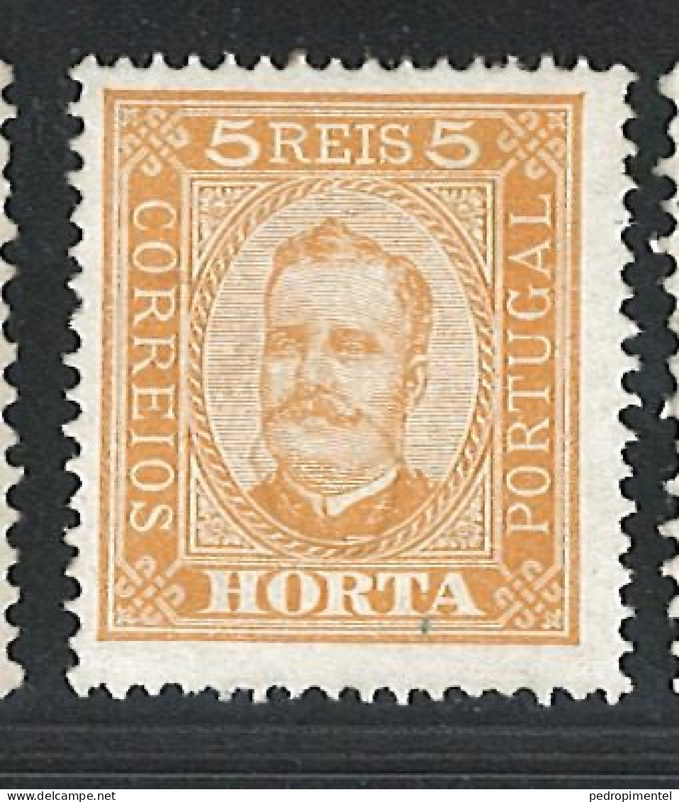 Portugal Horta Açores 1892-93 "D Carlos I" Condition MH OG #1 - Horta