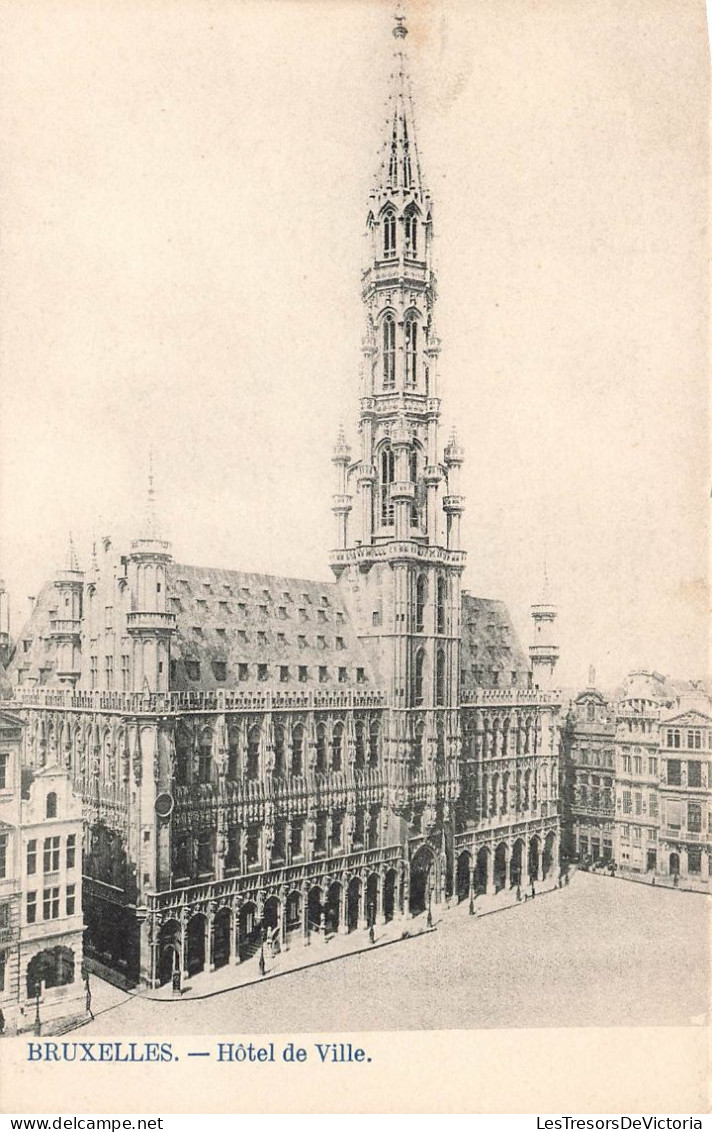 BELGIQUE - Bruxelles - Hôtel De Ville - Carte Postale Ancienne - Monumenti, Edifici