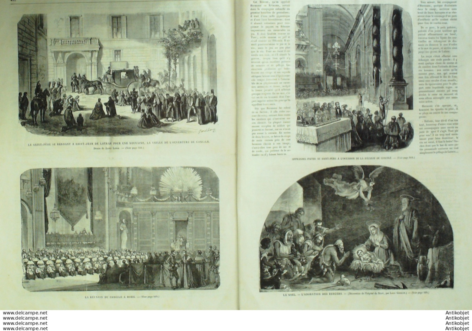 Le Journal Illustré 1869 N°307 Italie Rome St Jean De Latran Sorbonne - 1850 - 1899