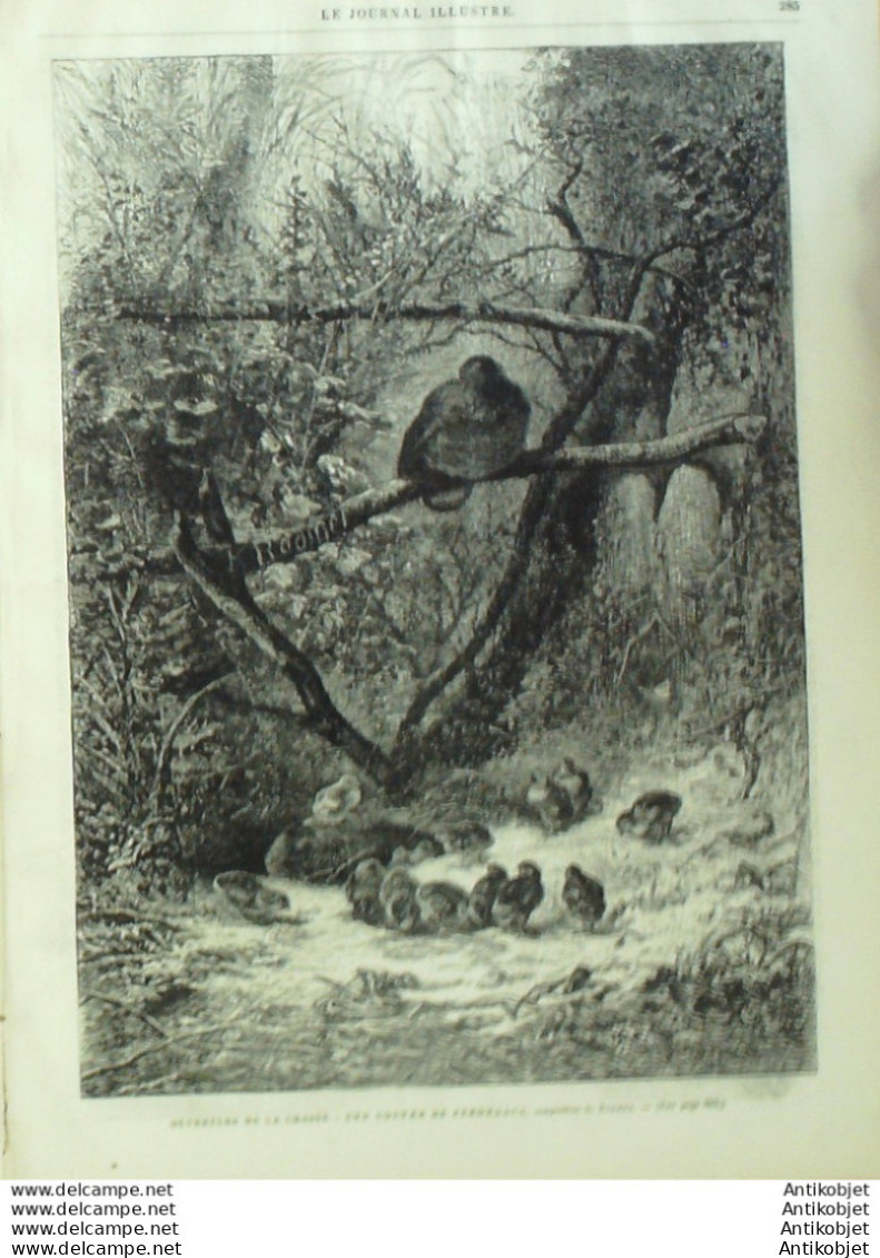 Le Journal Illustré 1866 N°291 Toulon (83) Arsenal Impératrice Prince Wagons Impériaux - 1850 - 1899