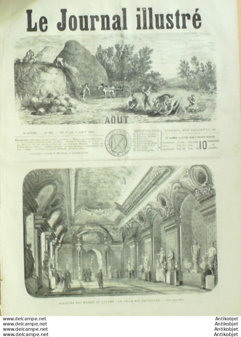 Le Journal Illustré 1866 N°286 Vincennes (94) Ferme Laiterie Marseille (13) - 1850 - 1899