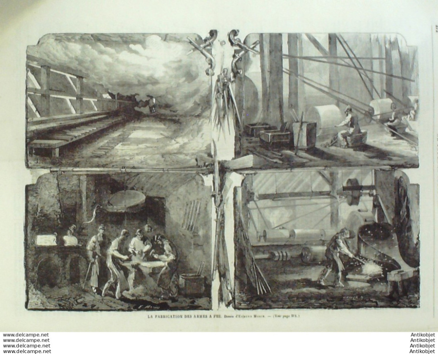 Le Journal Illustré 1866 N°133 Loudun (86) St Gervais (74) Allemagne Holzkreis - 1850 - 1899