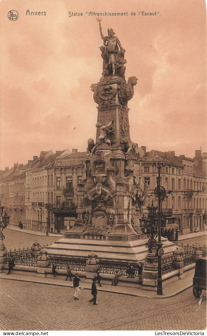 BELGIQUE - Anvers - Statue Affranchissement De L'Escaut - Carte Postale Ancienne - Andere & Zonder Classificatie