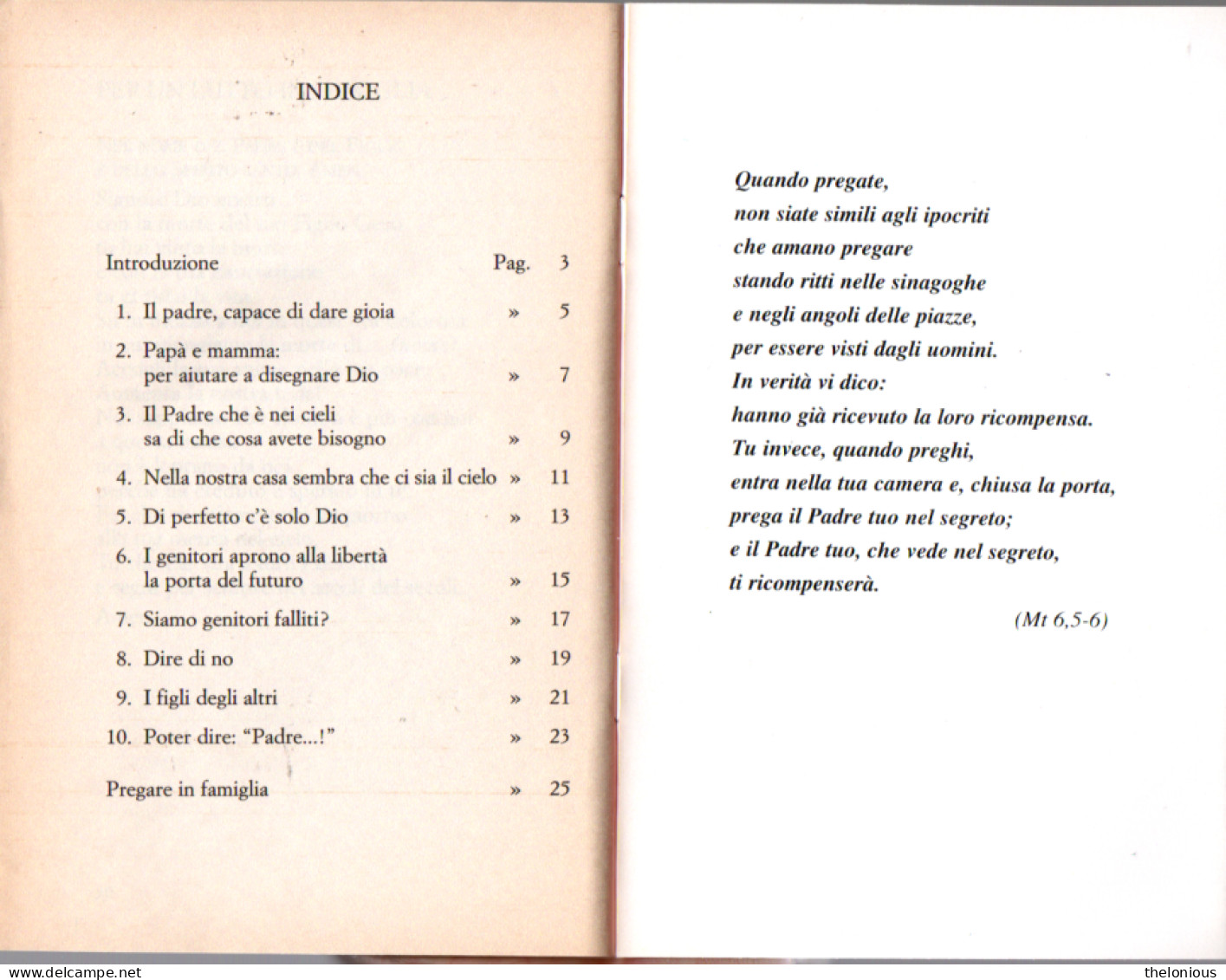 # Carlo Maria Martini - Il Padre Nostro In Famiglia - Ediz. Centro Ambrosiano - Religión