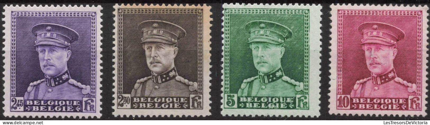 Timbres Belgique - COB 317/24** MNH - Type Albert En Casquette - Tâche Rouille Sur 322A - Cote 410 - 1931-1934 Quepis