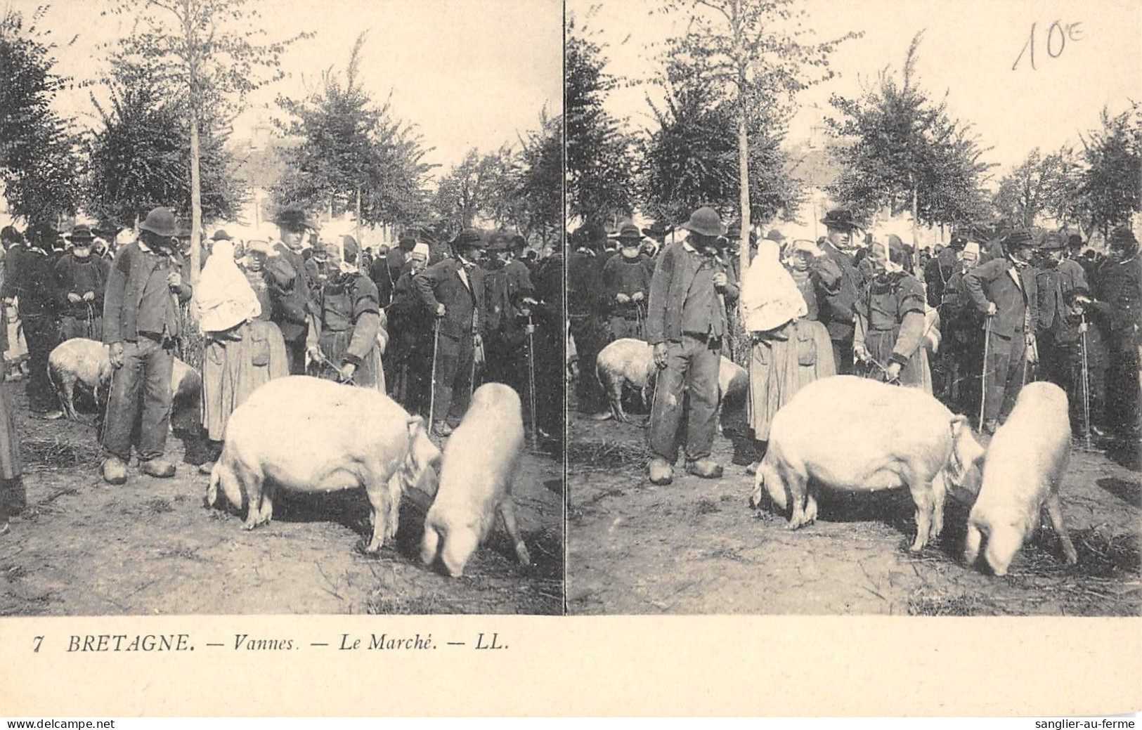 CPA 56 VANNES / LE MARCHE - Autres & Non Classés