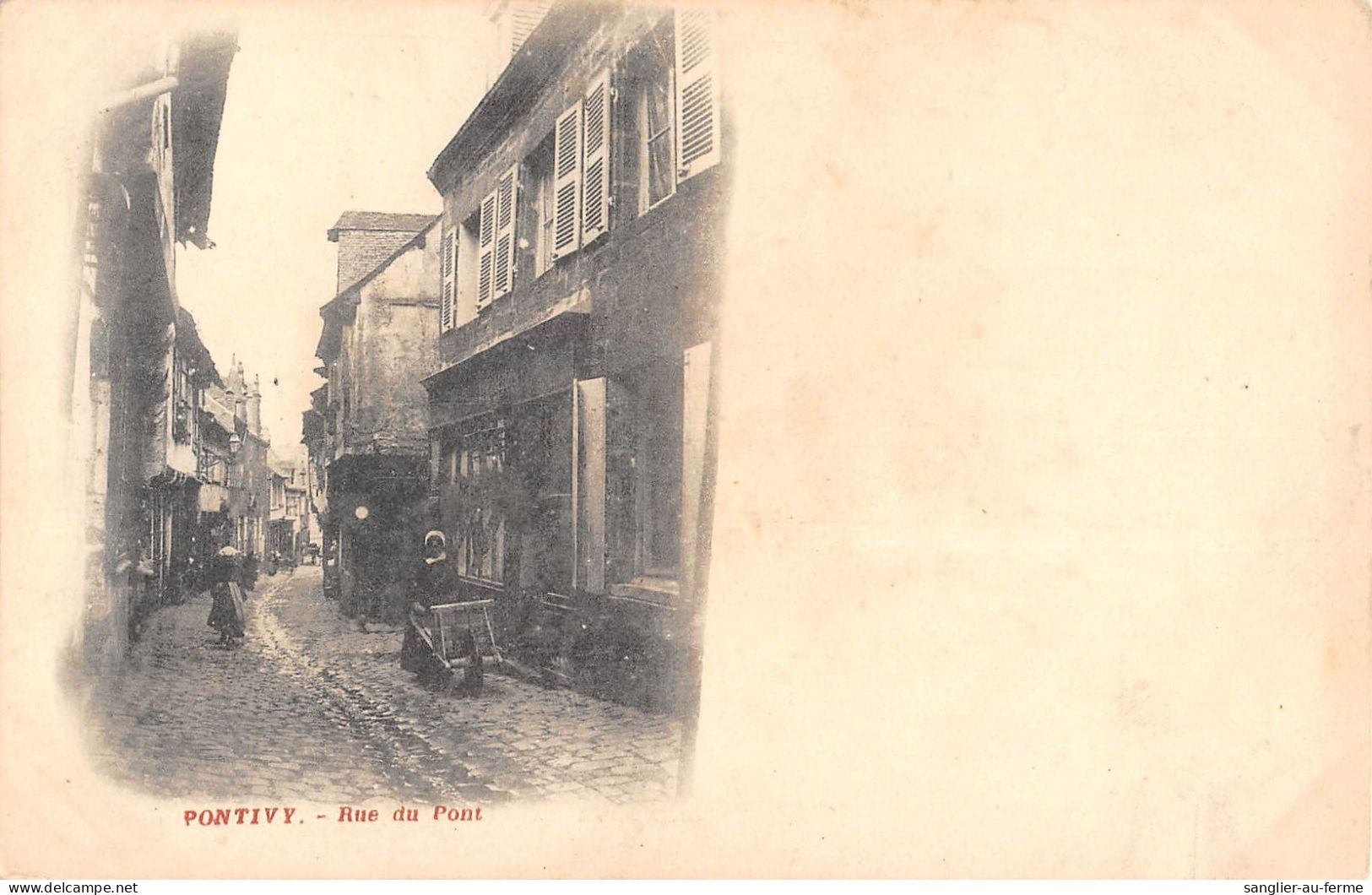 CPA 56 PONTIVY / RUE DU PONT - Other & Unclassified