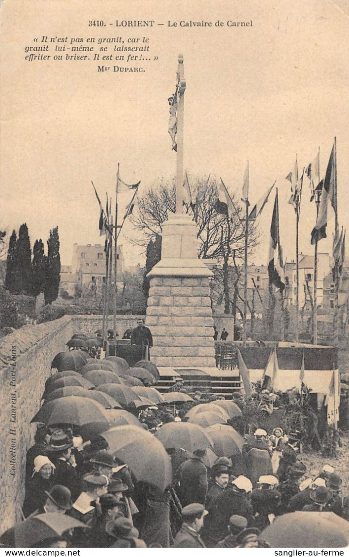 CPA 56 LORIENT / LE CALVAIRE DE CARNEL - Autres & Non Classés