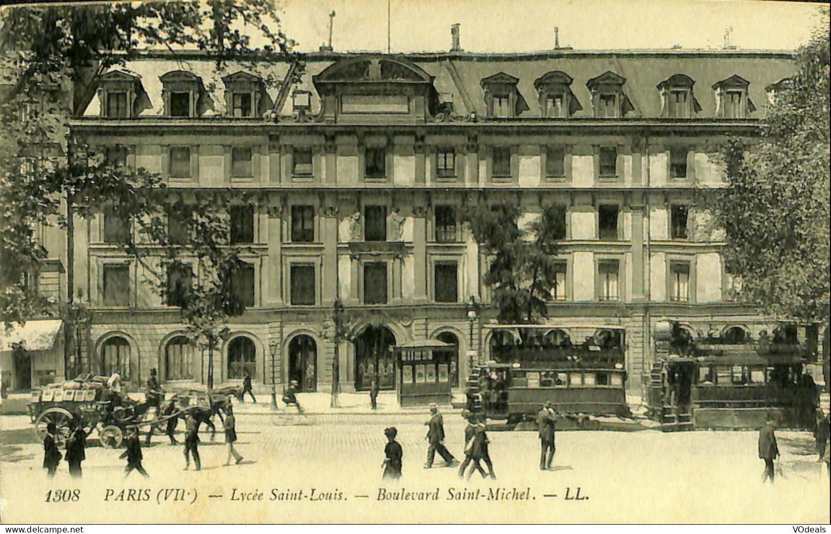 France (75) Paris- Paris - Lycée Saint-Louis - Boulevard Saint-Michel - Onderwijs, Scholen En Universiteiten