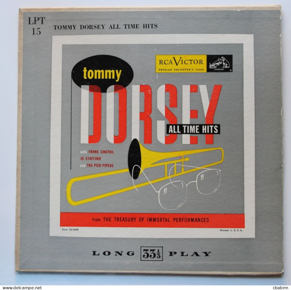 LP 33 TOURS 25 Cm TOMMY DORCEY ALL TIME HITS 1951 US RCA LPT 15 - Formats Spéciaux