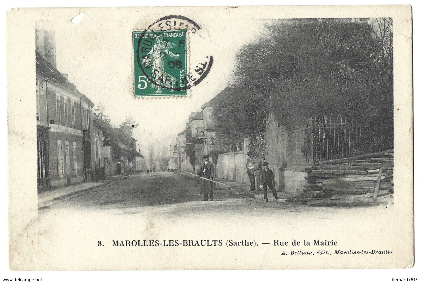 72 Marolles Les Braults  -  Rue De La Mairie - Marolles