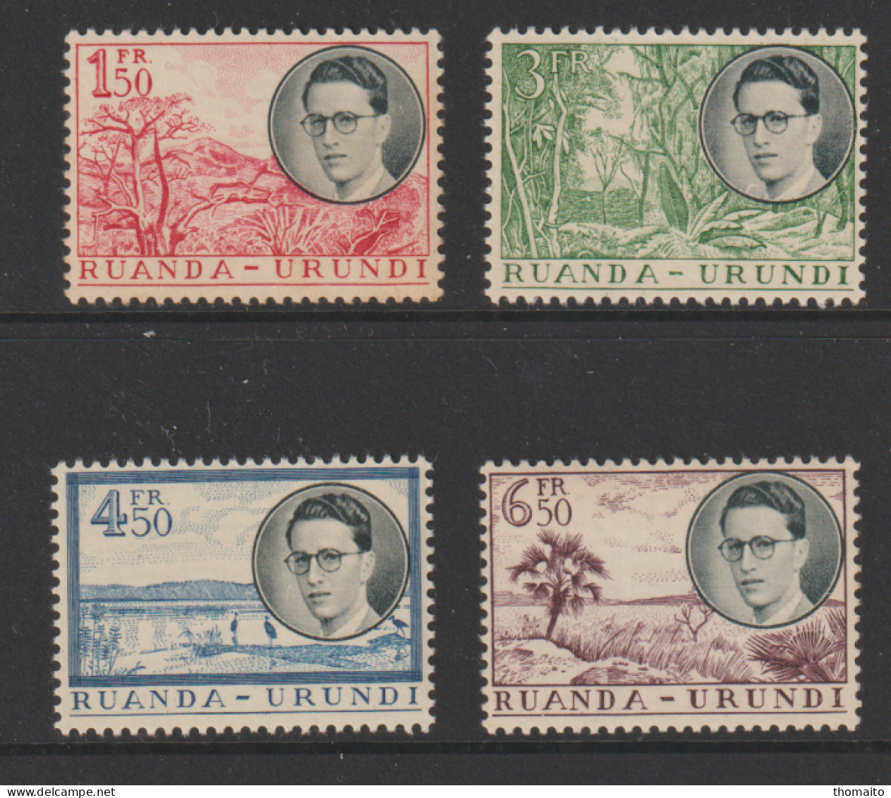 Ruanda-Urundi - COB/OBP 196-199 Boudewijn - MNH/**/NSC - Unused Stamps