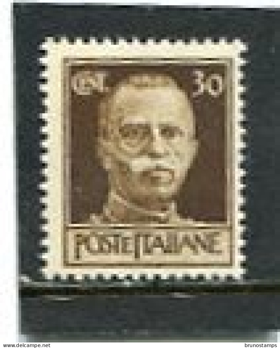 ITALIA - 1944  30c  DEFINITIVE  WMK  MINT NH - Neufs