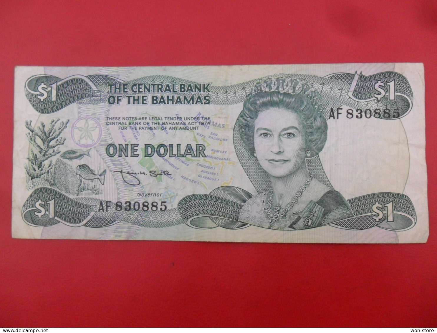 7560 - Bahamas 1 Dollar 1984 - Bahama's