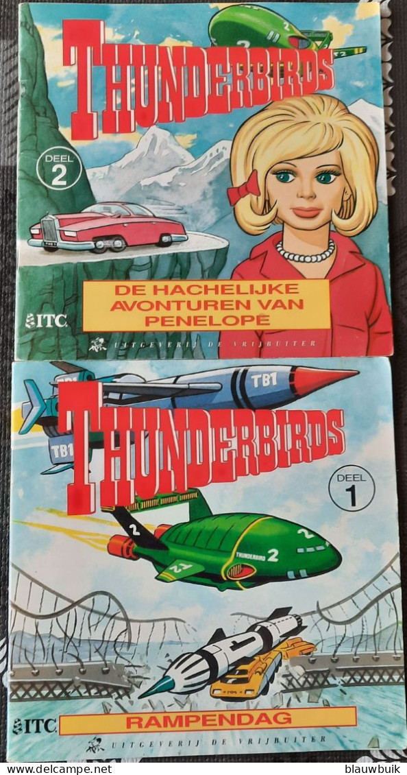 2 Boekjes Thunderbirds Deel 1&2 - Kids