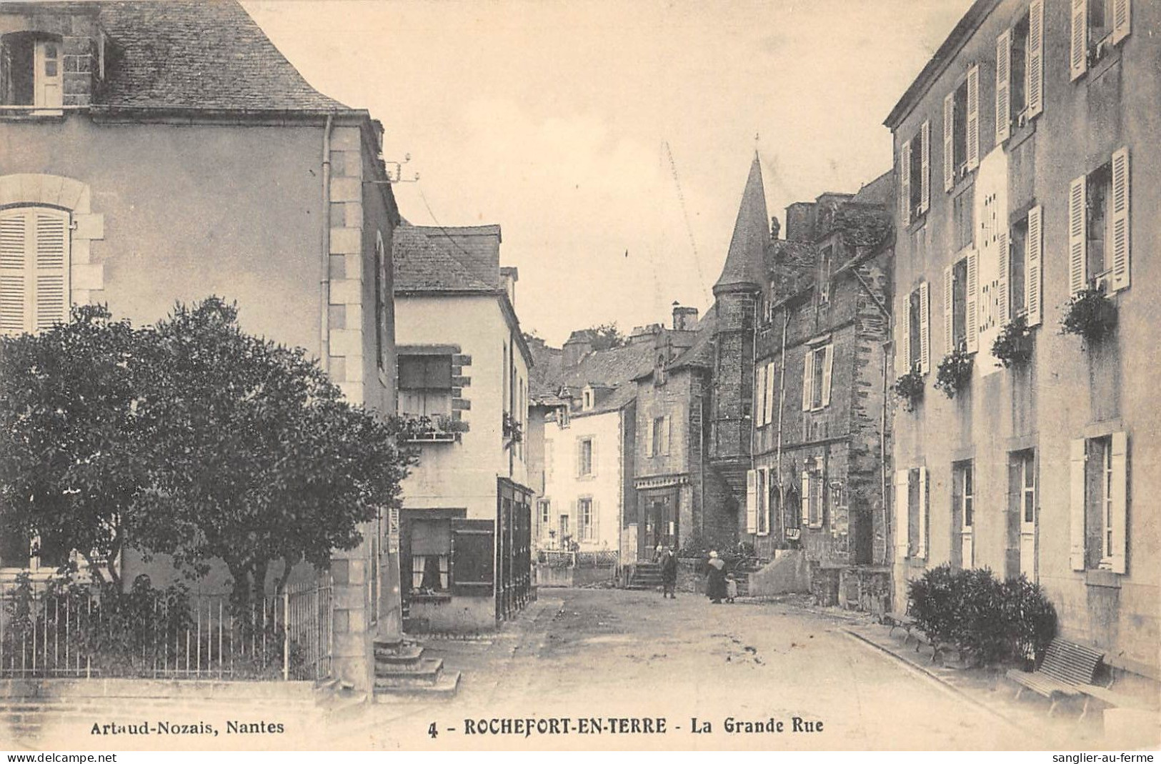 CPA 56 ROCHEFORT EN TERRE / LA GRANDE RUE - Autres & Non Classés