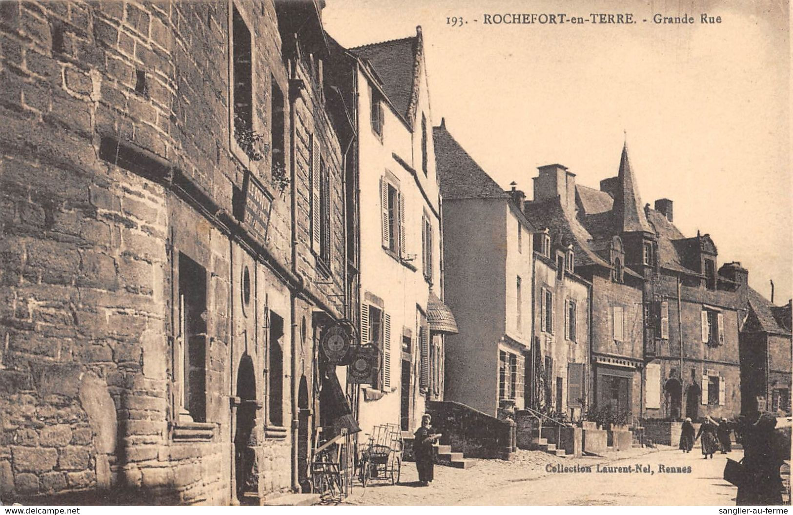 CPA 56 ROCHEFORT EN TERRE / LA GRANDE RUE - Autres & Non Classés