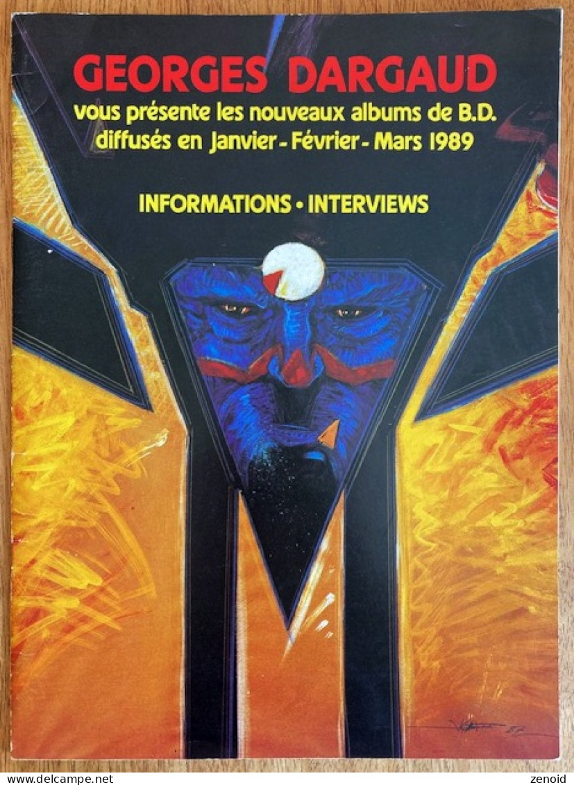 Catalogue Dargaud 1989 - Couv. Druillet - Druillet