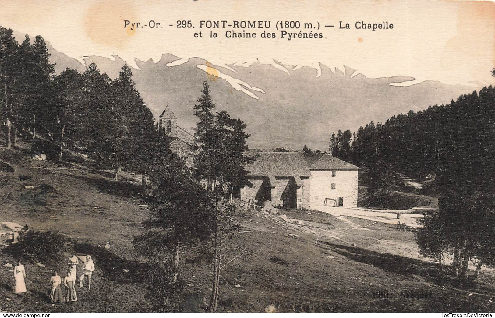 FRANCE - Prades - Font Romeu - La Chapelle Et La Chaine Des Pyrénées - Carte Postale - Prades