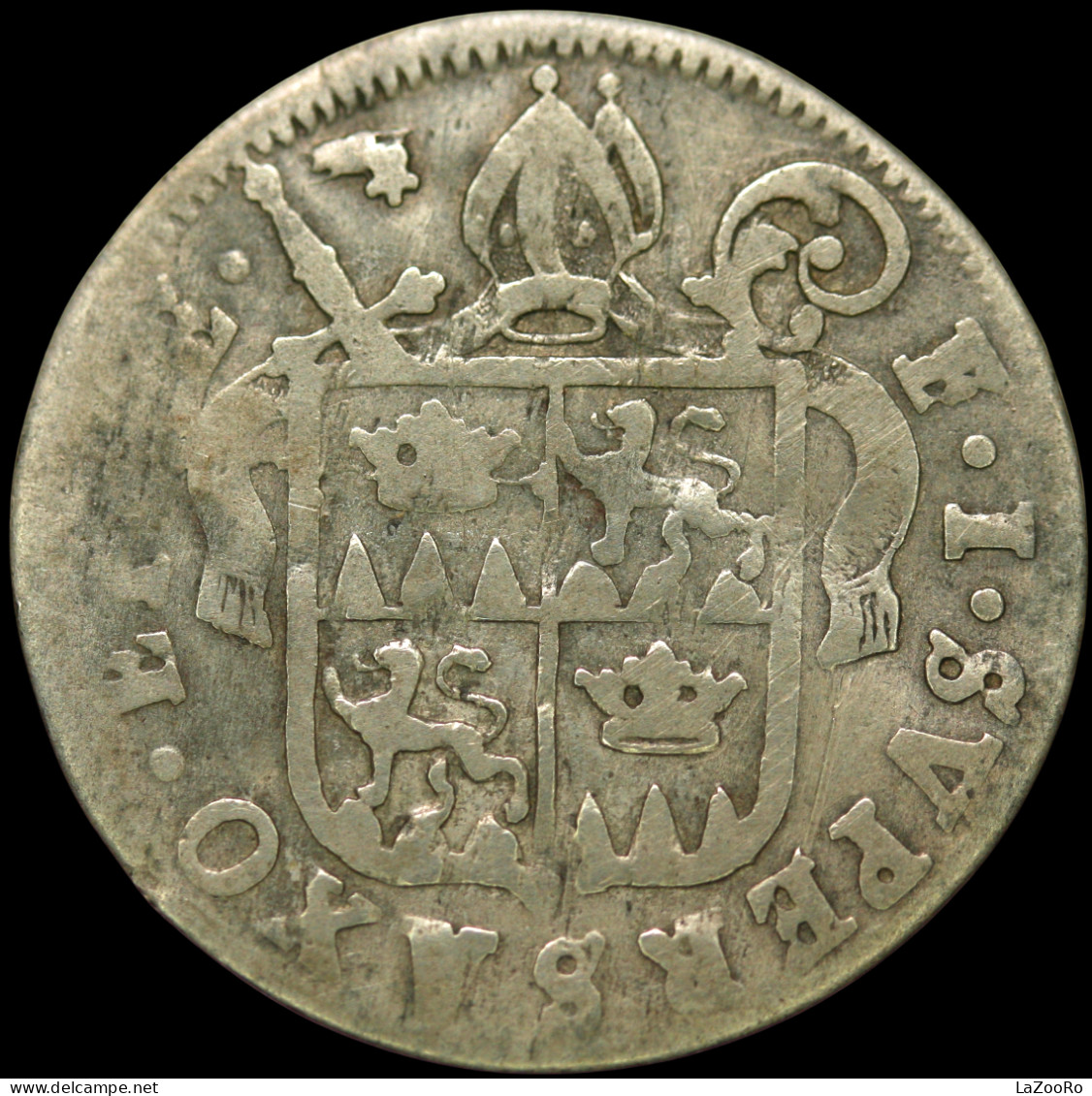 LaZooRo: Switzerland SITTEN 1 Batzen 1710 VF - Silver - República De Valais