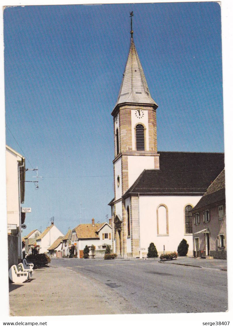 Fessenheim - 1975 - Eglise - Rue De La Libération # 10-10/11 - Fessenheim