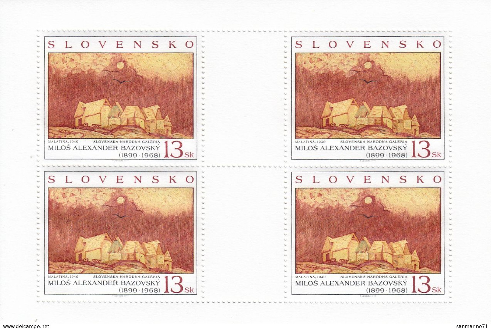 SLOVAKIA 352,unused - Blocks & Sheetlets