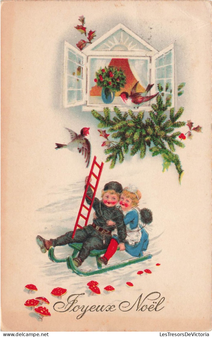 FÊTES - VŒUX -  Joyeux Noël - Colorisé -  Carte Postale  Ancienne - Altri & Non Classificati