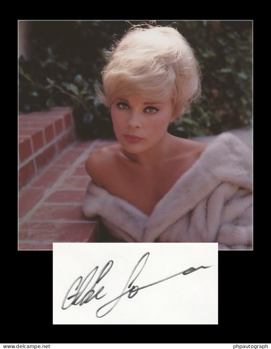 Elke Sommer - Actrice & Chanteuse Allemande - Carte Signée + Photo - 90s - Actors & Comedians