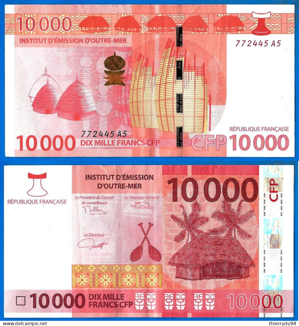 Polynesie 10000 Francs 2014 Tahiti Nouvelle Caledonie Wallis Futuna CFP XFP Franc Pacifique Que Prix + Port - French Pacific Territories (1992-...)