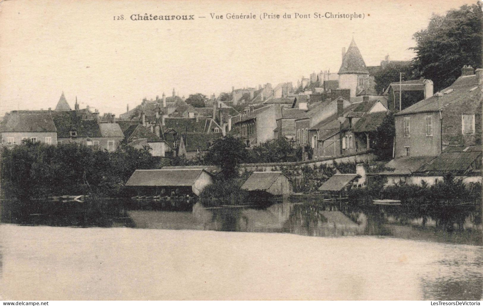 FRANCE - Châteauroux - Vue Générale (Prise Du Pont St Christophe) - Carte Postale Ancienne - Chateauroux