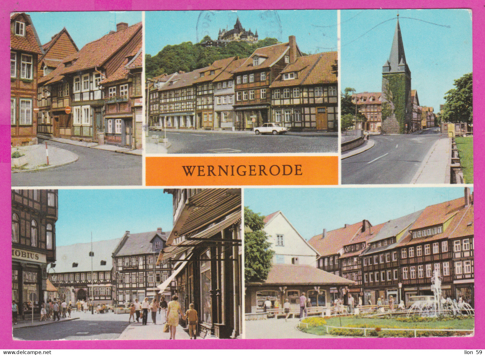 292940 / Germany DDR Wernigerode Hotel FeodalMuseum Schloss PC USED 1982 -10 Pf. Shooting (Schießen) Sports , Slogan - Shooting (Weapons)