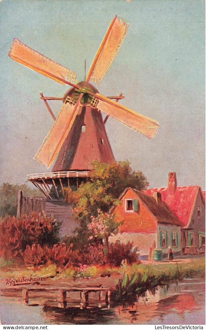ILLUSTRATEURS - Non Signés  - Moulin - Colorisé -  Carte Postale  Ancienne - Unclassified