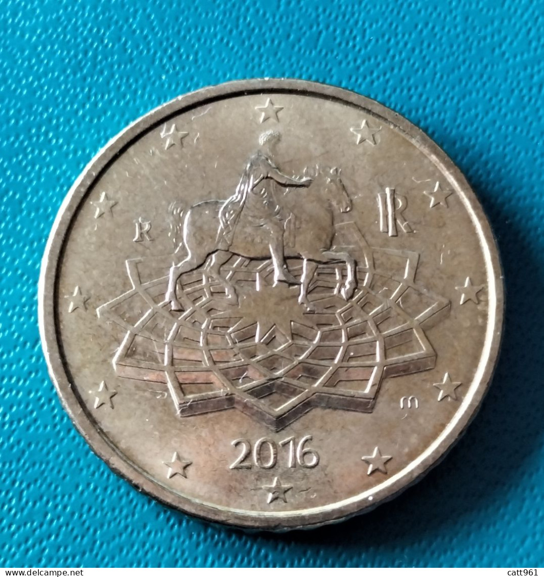 Errore Di Conio 50 Centesimi  Italia 2016 Coin Error - Variétés Et Curiosités