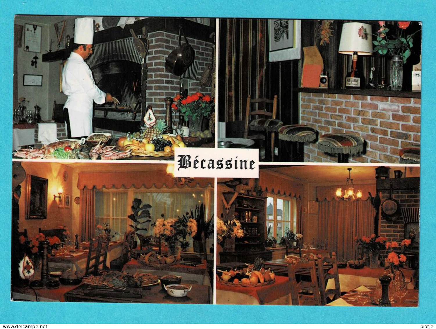 * Oostduinkerke (Kust - Littoral) * (J.V.d.B. P/101) Restaurant Bécassine, Mr. & Mme A. Goossens, Rozenlaan 20 - Oostduinkerke