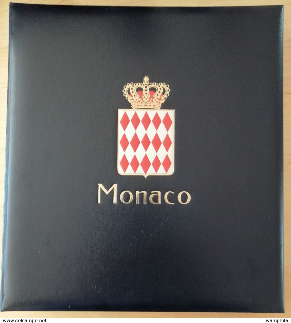Monaco Une Collection En Album "DAVO" 1980/1987** Poste. P.A. Blocs, Préoblitérés, Taxe. Cote +1500€. - Lots & Serien