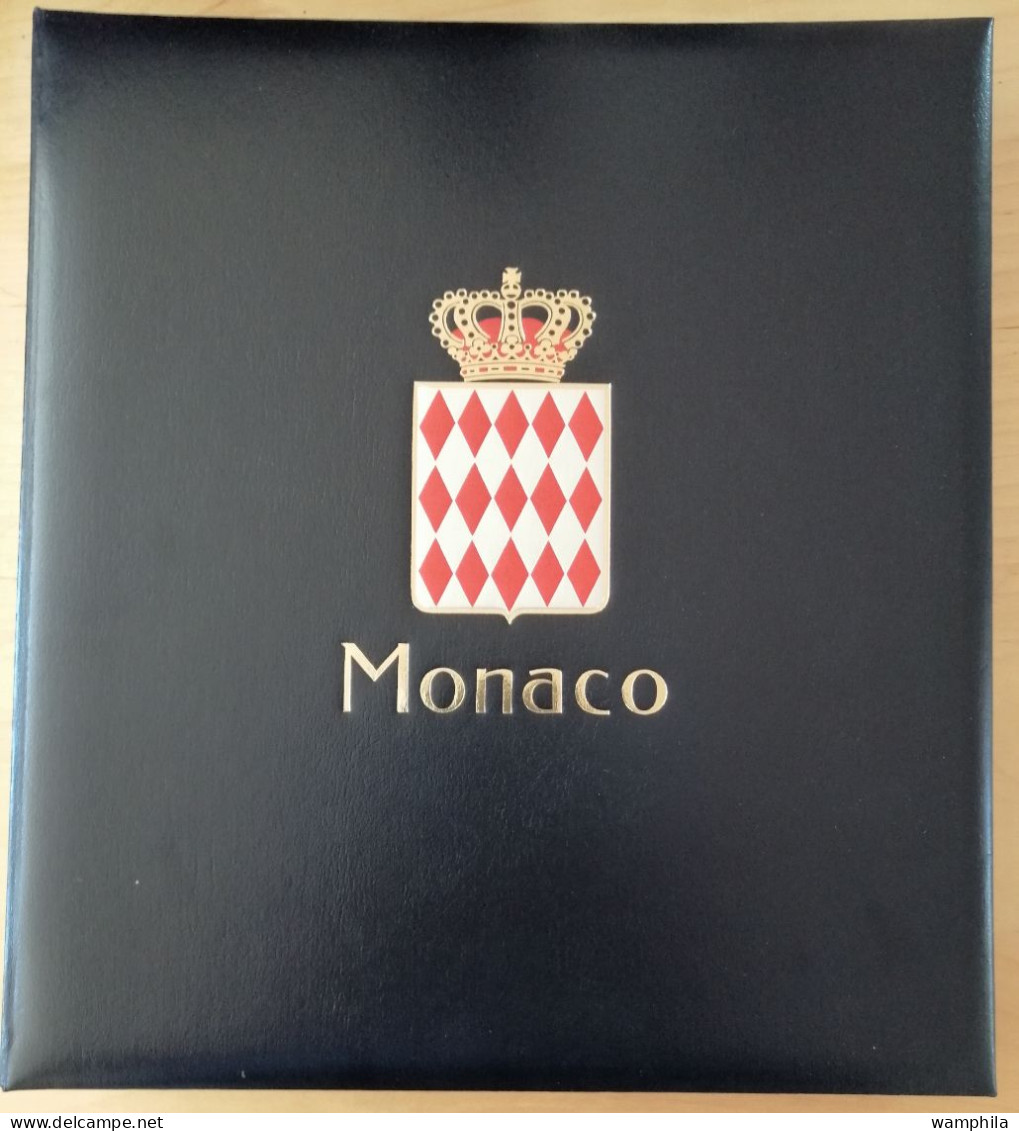 Monaco Une Collection En Album "DAVO" 1980/1987** Poste. P.A. Blocs, Préoblitérés, Taxe. Cote +1500€. - Collections, Lots & Séries