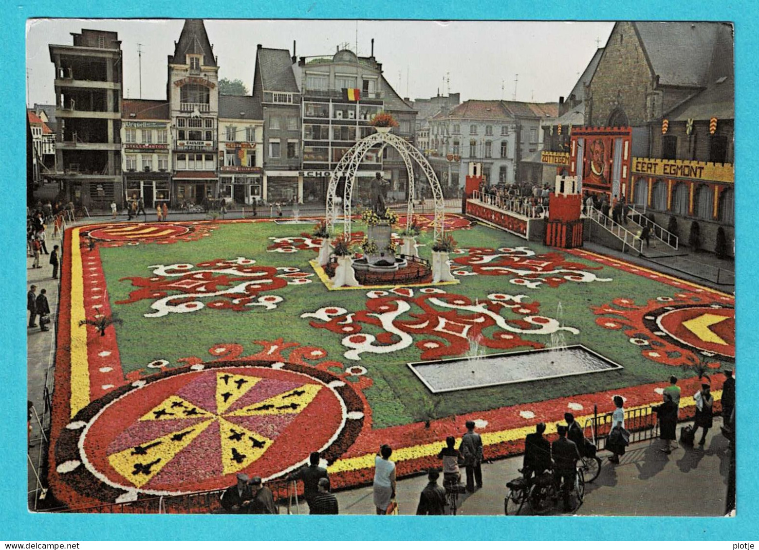 * Zottegem - Sotteghem (Oost Vlaanderen) * (Dokumentatiecentrum) Egmontjaar, Tapis De Fleurs, Flowercarpet - Zottegem