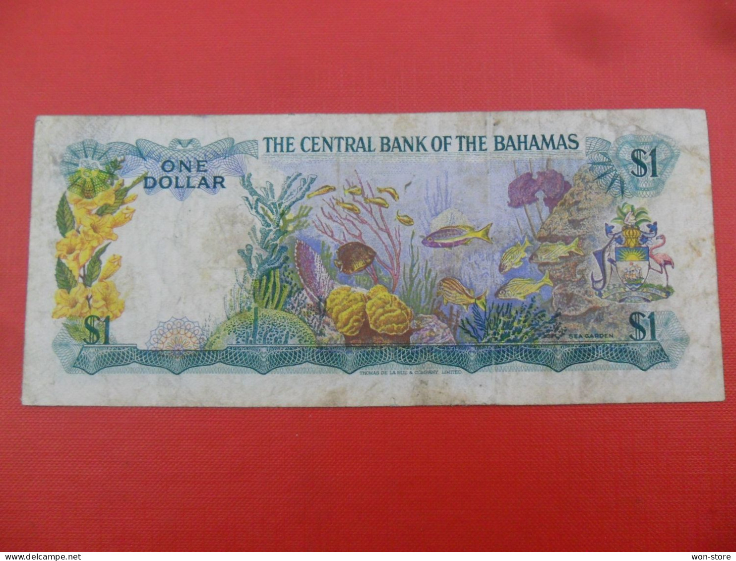 7770 - Bahamas 1 Dollar 1974 - Bahamas