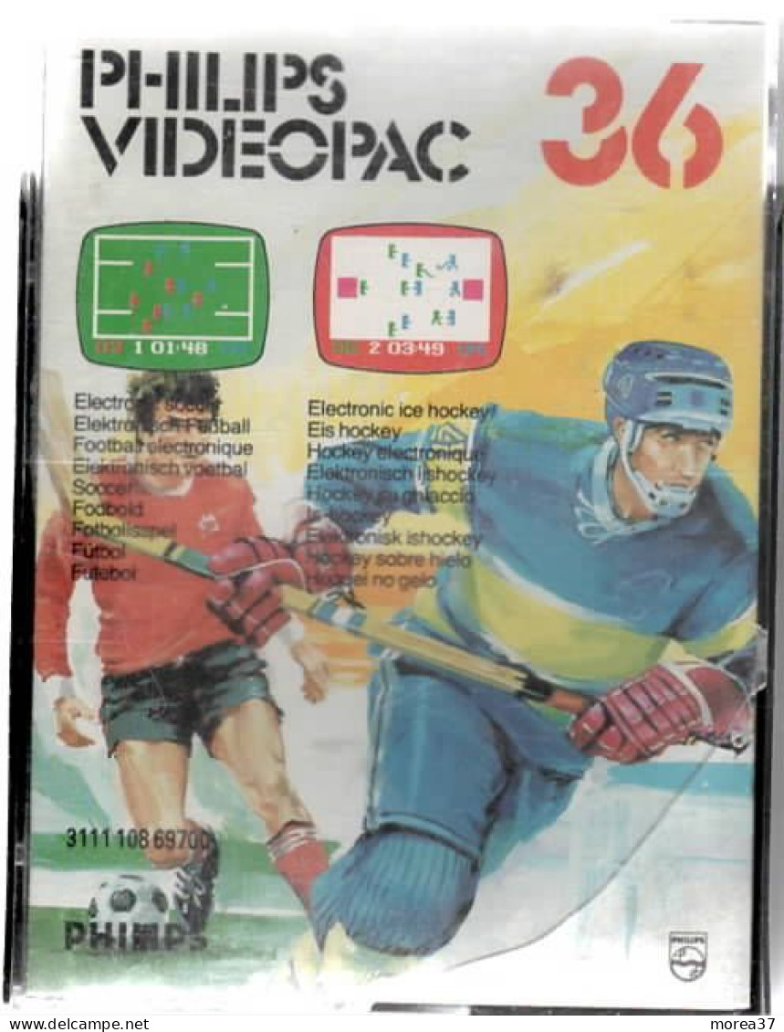 Jeu PHILIPS VIDEOPAC  N°36  (Jeu De Foot Et Hockey )   (J1) - Philips Videopac