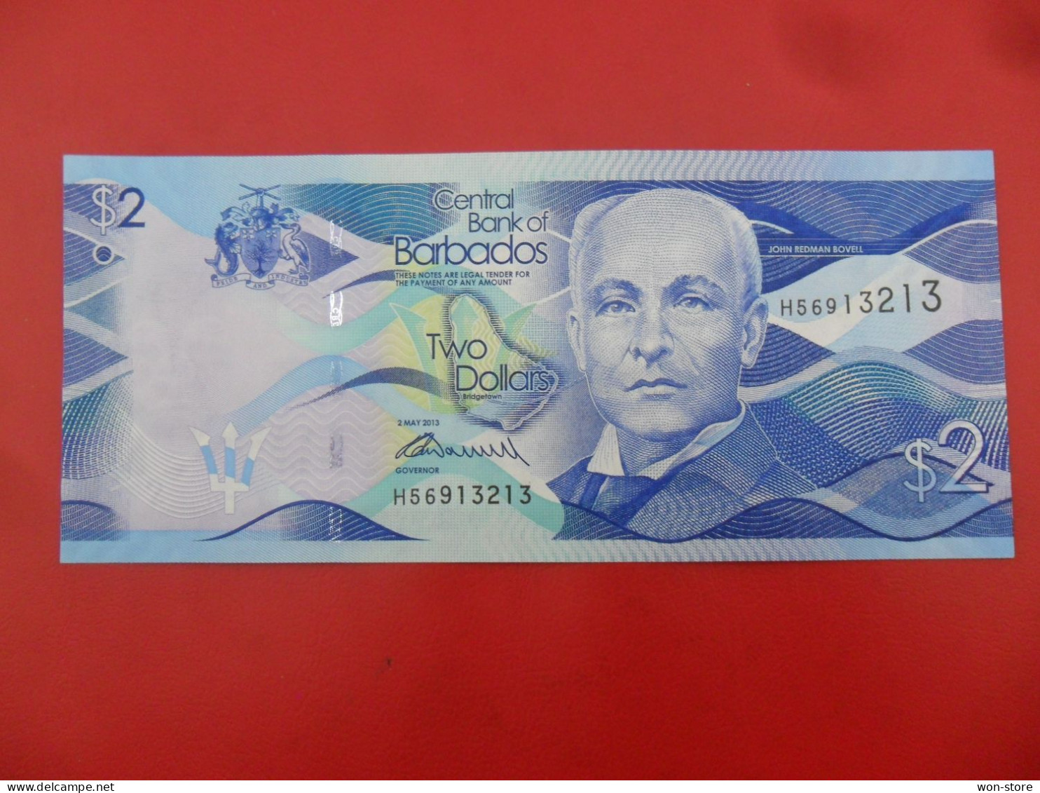 7562 - Barbados 2 Dollars 2013 - Barbados (Barbuda)