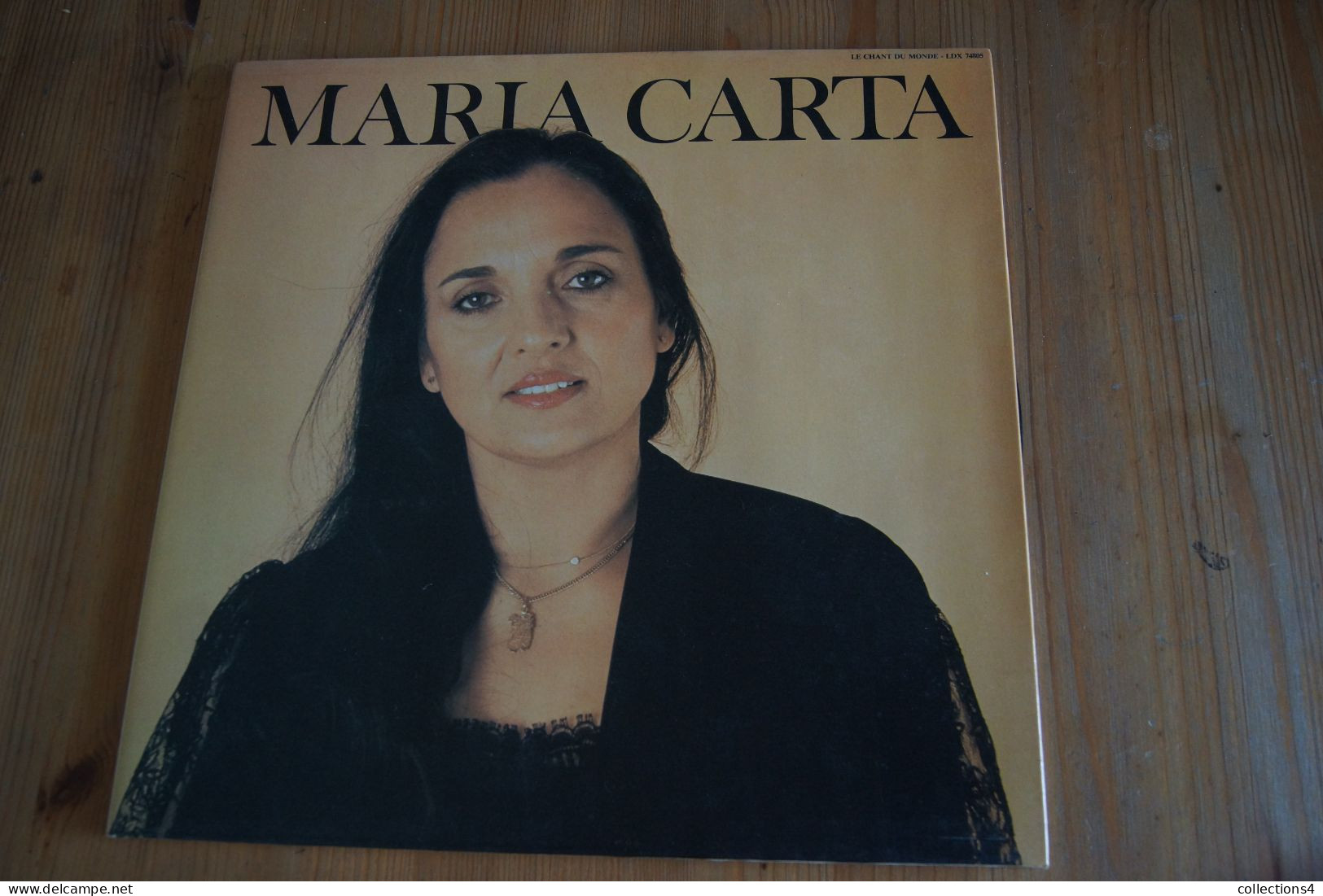 MARIA CARTA  LP  LE CHANT DU MONDE 1984 VALEUR + FOLK WORLD - Autres & Non Classés