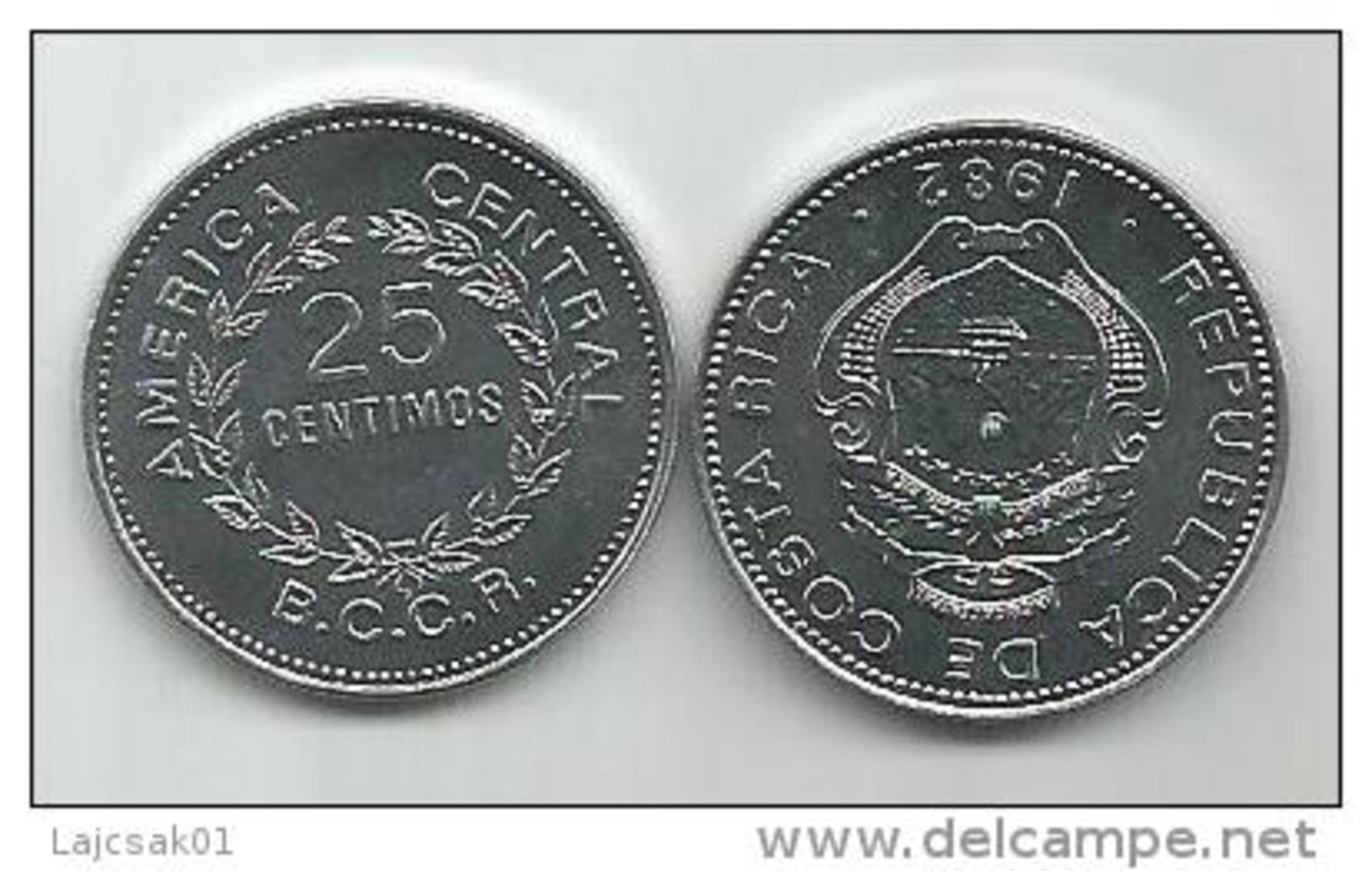 Costa Rica 25 Centimos 1982. High Grade - Costa Rica