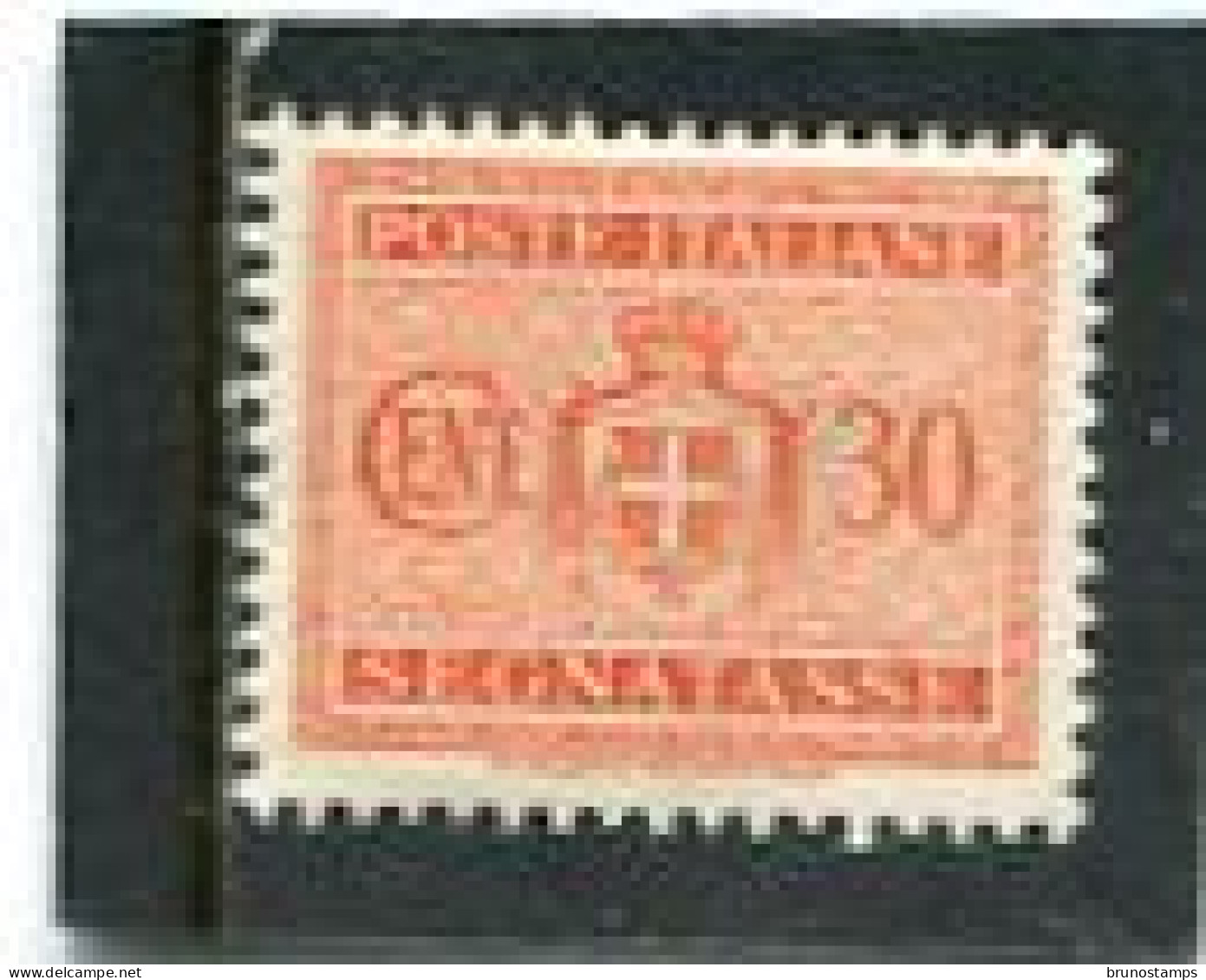 ITALIA - 1945  POSTAGE DUE  30c  WMK  MINT NH - Postage Due