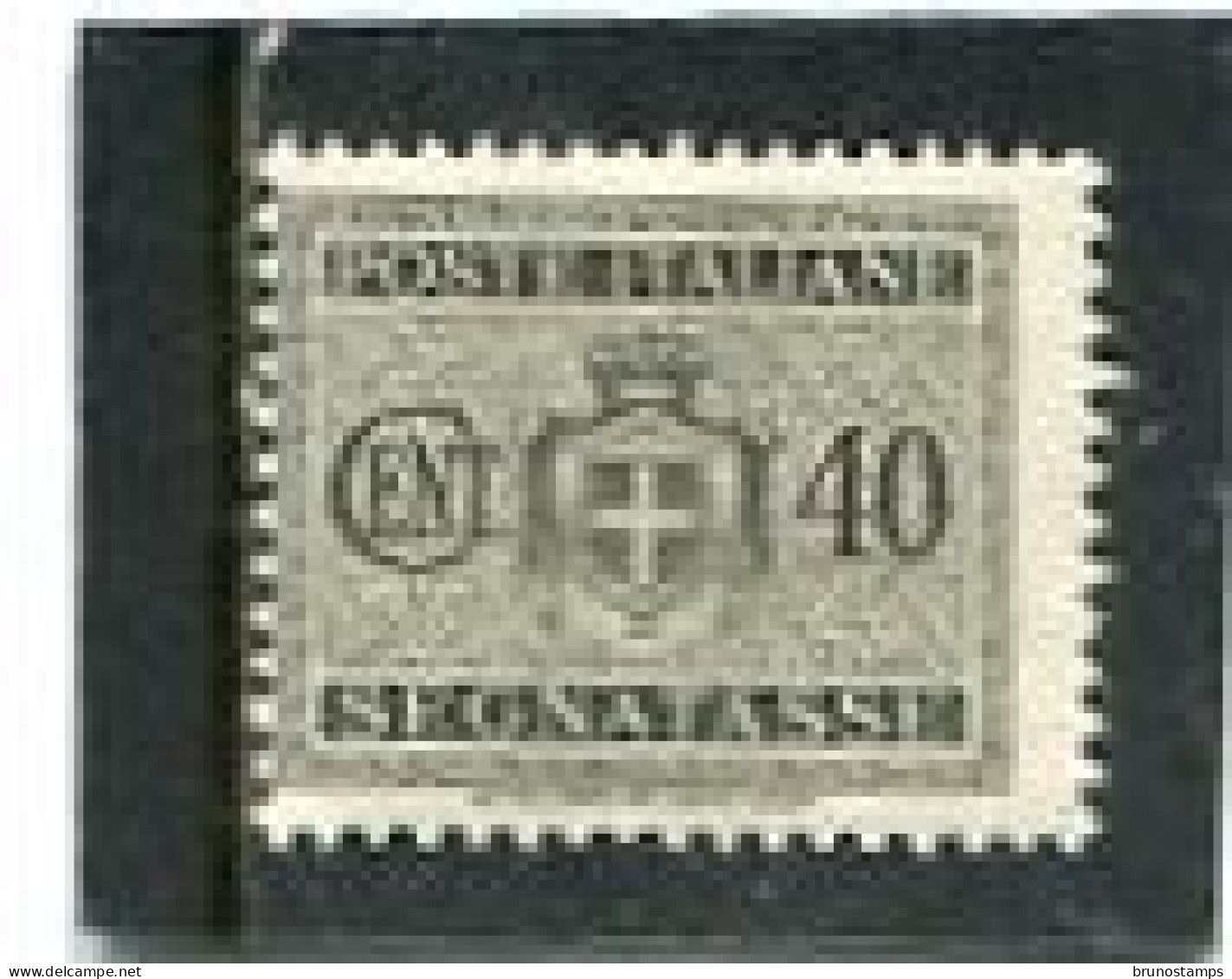 ITALIA - 1945  POSTAGE DUE  40c  WMK  MINT NH - Strafport