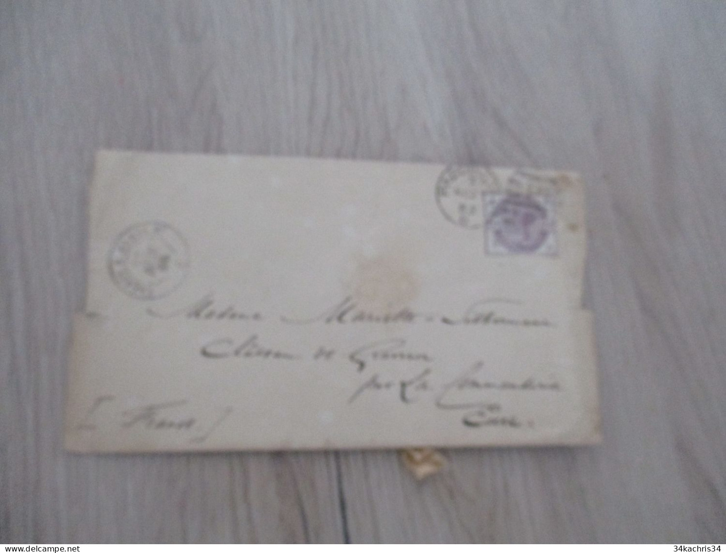 Great Britain Lettre  Ancienne Padington B 1885 Pour Château De Graveron Eure - Lettres & Documents